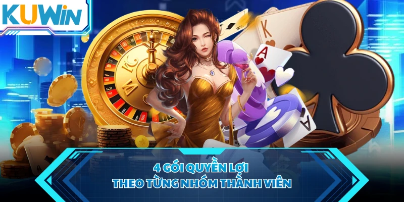 4 Gói quyền lợi theo từng nhóm thành viên